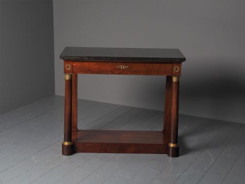 ANTIQUE FRENCH FOSSIL CONSOLE TABLE - ADDITIONAL PHOTO 2