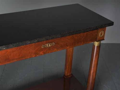ANTIQUE FRENCH FOSSIL CONSOLE TABLE - ADDITIONAL PHOTO 4