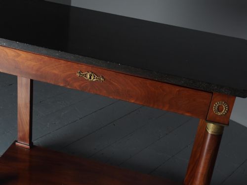 ANTIQUE FRENCH FOSSIL CONSOLE TABLE - ADDITIONAL PHOTO 6