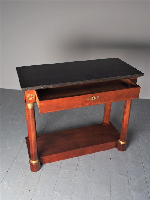 ANTIQUE FRENCH FOSSIL CONSOLE TABLE - ADDITIONAL PHOTO 7