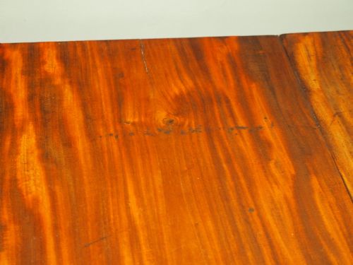 ANTIQUE REGENCY MAHOGANY TWIN PILLAR DINING TABLE - ADDITIONAL PHOTO 14