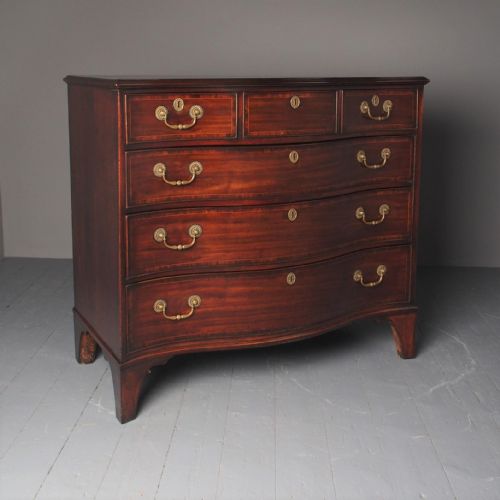 Antique Scottish George III Mahogany Chest of Drawers