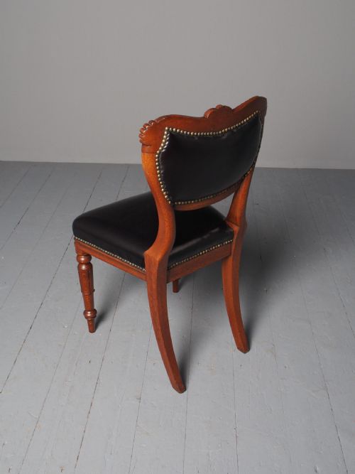 ANTIQUE SET OF 14 WILLIAM IV SCOTTISH OAK DINING CHAIRS - ADDITIONAL PHOTO 17