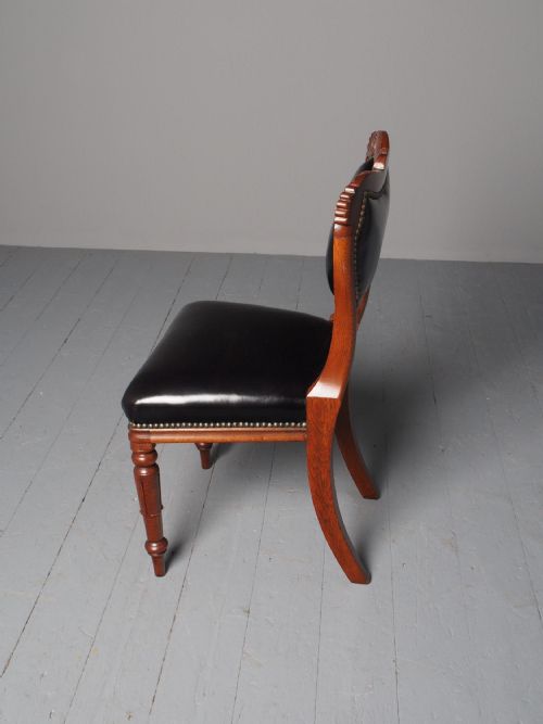 ANTIQUE SET OF 14 WILLIAM IV SCOTTISH OAK DINING CHAIRS - ADDITIONAL PHOTO 18