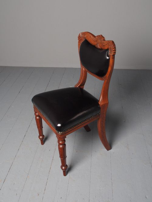 ANTIQUE SET OF 14 WILLIAM IV SCOTTISH OAK DINING CHAIRS - ADDITIONAL PHOTO 19