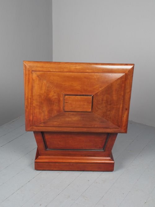 WILLIAM IV MAHOGANY SARCOPHAGUS CELLARETTE - ADDITIONAL PHOTO 1