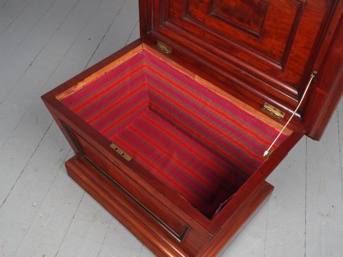 WILLIAM IV MAHOGANY SARCOPHAGUS CELLARETTE - ADDITIONAL PHOTO 4