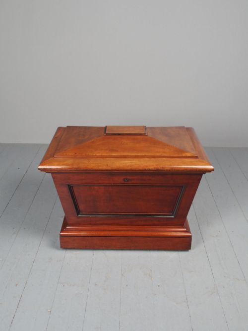 WILLIAM IV MAHOGANY SARCOPHAGUS CELLARETTE - ADDITIONAL PHOTO 7
