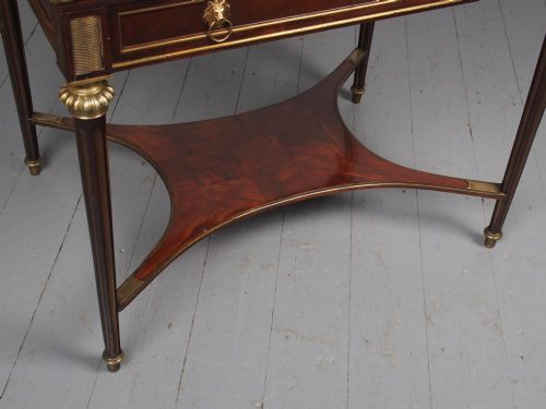 LARGE ANTIQUE MAHOGANY BIJOUTERIE TABLE - ADDITIONAL PHOTO 8