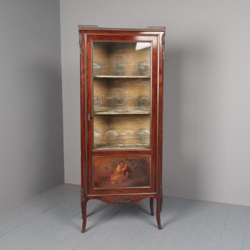 VERNIS MARTIN MAHOGANY DISPLAY CABINET - ADDITIONAL PHOTO 2