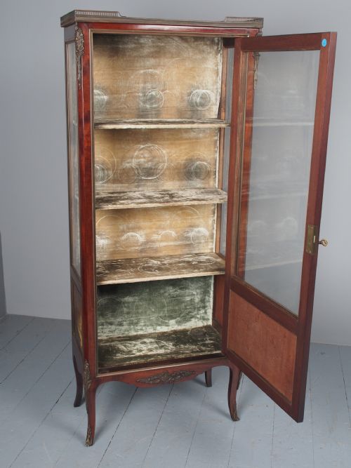 VERNIS MARTIN MAHOGANY DISPLAY CABINET - ADDITIONAL PHOTO 4