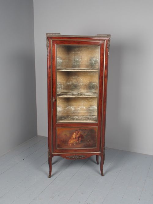 VERNIS MARTIN MAHOGANY DISPLAY CABINET - ADDITIONAL PHOTO 6