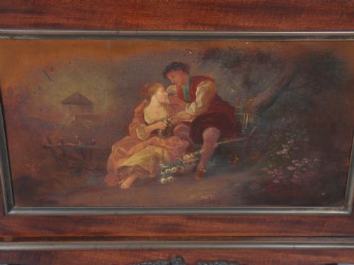 VERNIS MARTIN MAHOGANY DISPLAY CABINET - ADDITIONAL PHOTO 10
