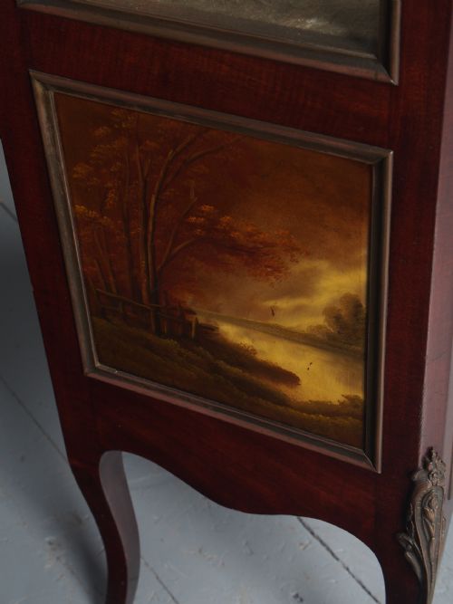 VERNIS MARTIN MAHOGANY DISPLAY CABINET - ADDITIONAL PHOTO 13