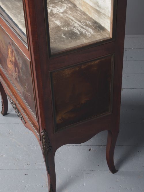 VERNIS MARTIN MAHOGANY DISPLAY CABINET - ADDITIONAL PHOTO 14