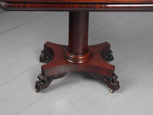 ANTIQUE GEORGE IV MAHOGANY FOLDOVER TEA TABLE - ADDITIONAL PHOTO 5