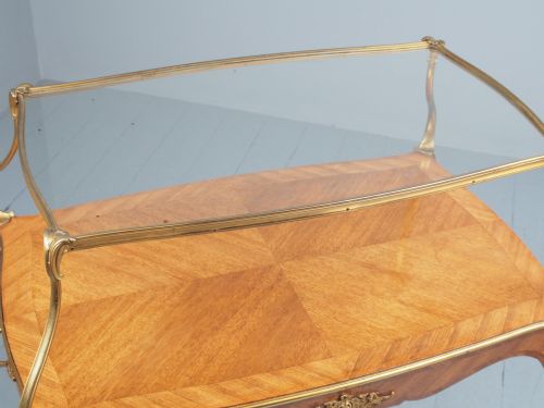 VICTORIAN FRENCH WALNUT ETAGERE OR SIDE TABLE - ADDITIONAL PHOTO 5