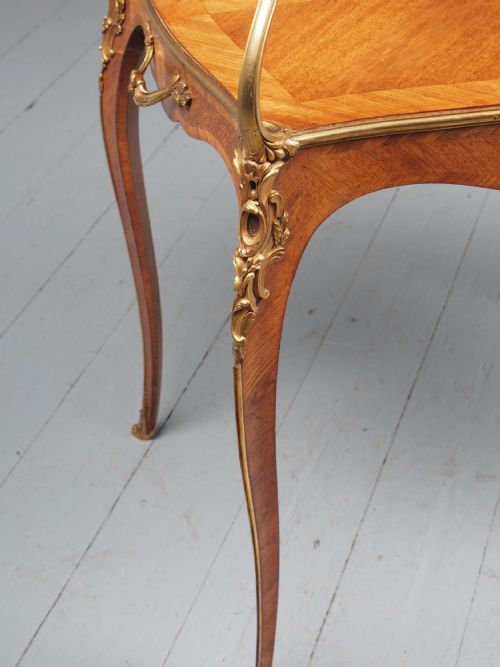 VICTORIAN FRENCH WALNUT ETAGERE OR SIDE TABLE - ADDITIONAL PHOTO 10