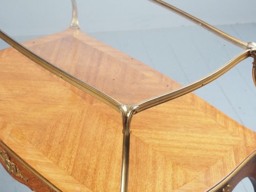 VICTORIAN FRENCH WALNUT ETAGERE OR SIDE TABLE - ADDITIONAL PHOTO 12
