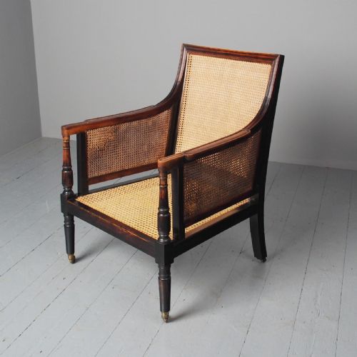 Regency Padouk Bergère Chair