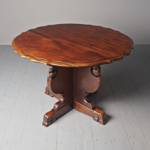 LORIMER DESIGN MAHOGANY CENTRE TABLE BY WHYTOCK AND REID