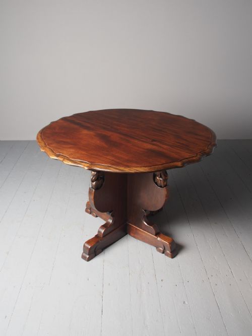 LORIMER DESIGN MAHOGANY CENTRE TABLE BY WHYTOCK AND REID - ADDITIONAL PHOTO 3