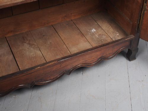 ANTIQUE NORTHERN FRENCH CARVED OAK SIDE CABINET - ADDITIONAL PHOTO 13