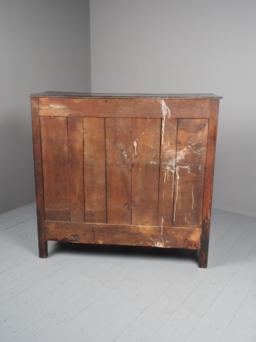 ANTIQUE NORTHERN FRENCH CARVED OAK SIDE CABINET - ADDITIONAL PHOTO 14