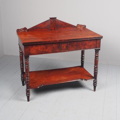 ANTIQUE WILLIAM IV MAHOGANY SIDE TABLE