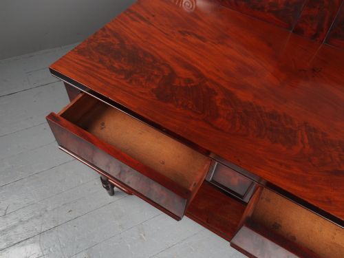 ANTIQUE WILLIAM IV MAHOGANY SIDE TABLE - ADDITIONAL PHOTO 10