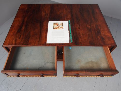ANTIQUE REGENCY ROSEWOOD SOFA TABLE - ADDITIONAL PHOTO 5