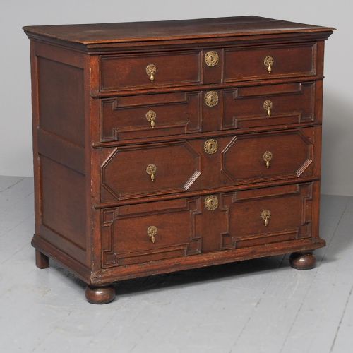 18th Century Jacobean Oak Chest of Drawers