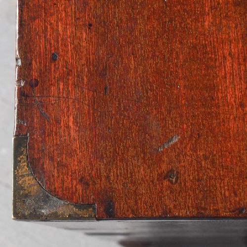 VICTORIAN TEAK TWO PART MILITARY CHEST - ADDITIONAL PHOTO 2