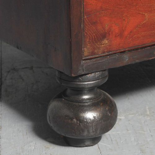 VICTORIAN TEAK TWO PART MILITARY CHEST - ADDITIONAL PHOTO 11