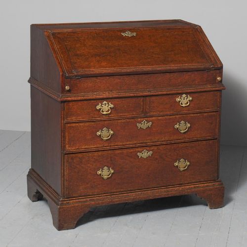 George II Oak Bureau