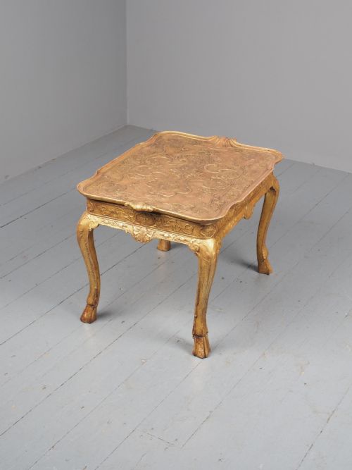GEORGE I STYLE GILTWOOD TABLE - ADDITIONAL PHOTO 2