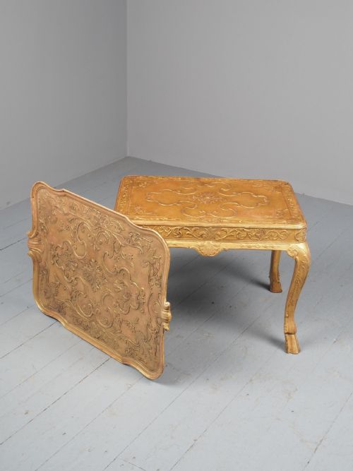 GEORGE I STYLE GILTWOOD TABLE - ADDITIONAL PHOTO 8