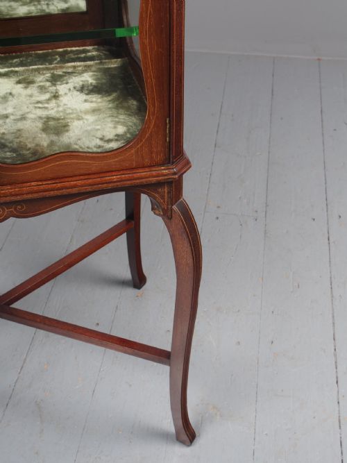 VICTORIAN INLAID MAHOGANY DISPLAY TABLE WHATNOT - ADDITIONAL PHOTO 7