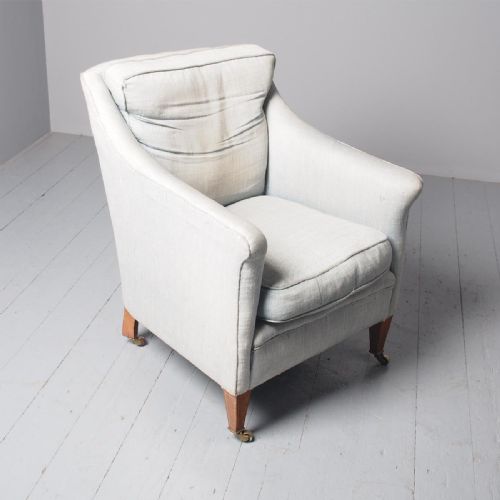 Howard Style Inlaid Mahogany Easy Chair
