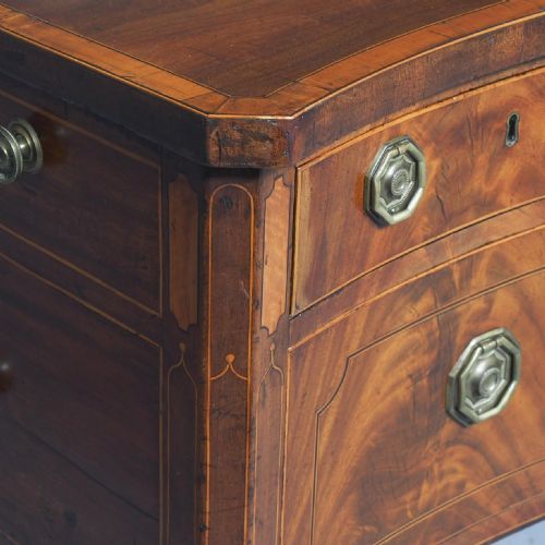 GEORGIAN INLAID MAHOGANY SIDEBOARD - ADDITIONAL PHOTO 2
