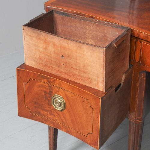 GEORGIAN INLAID MAHOGANY SIDEBOARD - ADDITIONAL PHOTO 6