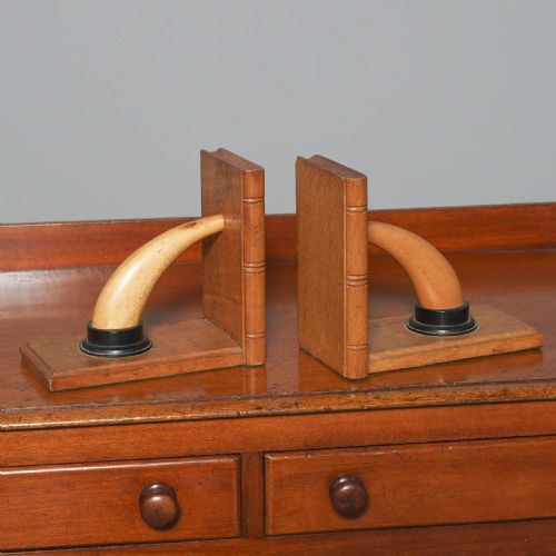 Pair of Victorian Oak Book Ends