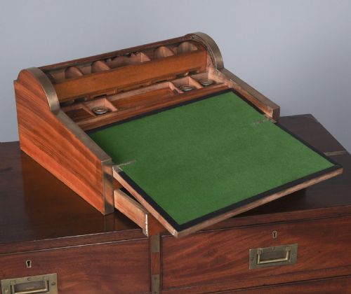 VICTORIAN COLONIAL CAMPHOR WOOD WRITING SLOPE - ADDITIONAL PHOTO 2