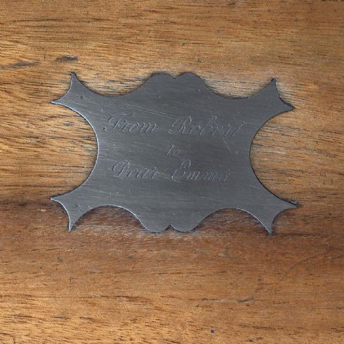 VICTORIAN COLONIAL CAMPHOR WOOD WRITING SLOPE - ADDITIONAL PHOTO 9