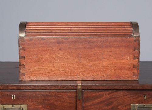 VICTORIAN COLONIAL CAMPHOR WOOD WRITING SLOPE - ADDITIONAL PHOTO 12