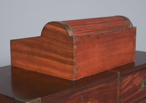 VICTORIAN COLONIAL CAMPHOR WOOD WRITING SLOPE - ADDITIONAL PHOTO 13