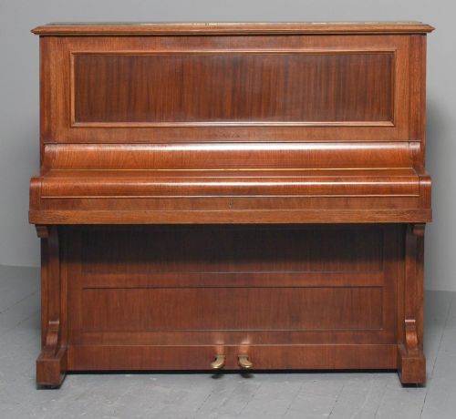 Mahogany Upright Piano by Bechstein, Berlin
