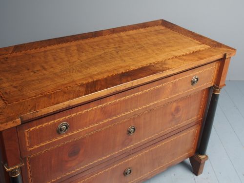 GEORGIAN ITALIAN INLAID COMMODE CHEST OF DRAWERS - ADDITIONAL PHOTO 3