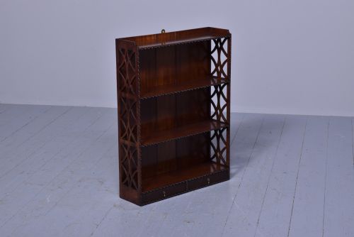 Mahogany Chippendale-style Wall Shelves