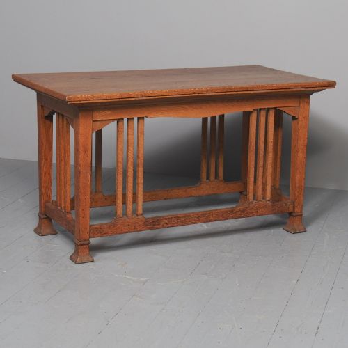 Glasgow Style Art Nouveau Library Table